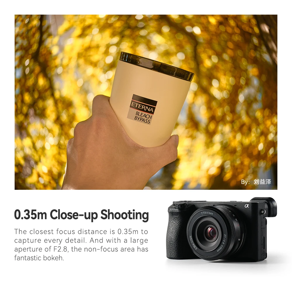 Объектив TTArtisan 27 мм F2.8 APS-C для беззеркальной камеры Fuji FX с креплением XE XA XT XPro XS10 xt4