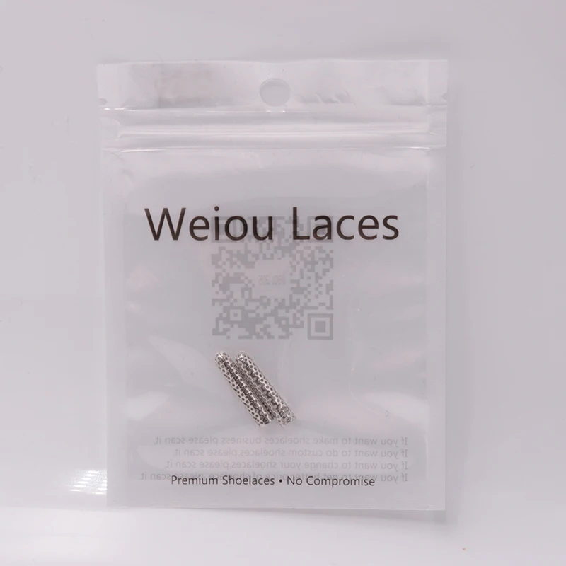 Weiou New Arrivals Laces End Press Install 4.5*22mm Silver Cave Metal Tips 100 pcs/lot Hole Hollow Strings Aglets Cheaper Item