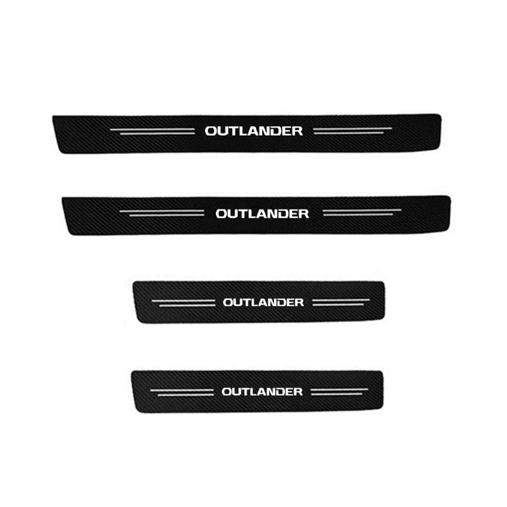 

Автомобильная наклейка из углеродного волокна, защитная полоса на дверь автомобиля для Mitsubishi Outlander 1 2 3 CUOW CWOW CWO 2003-2021 2012 2013 2014 2015