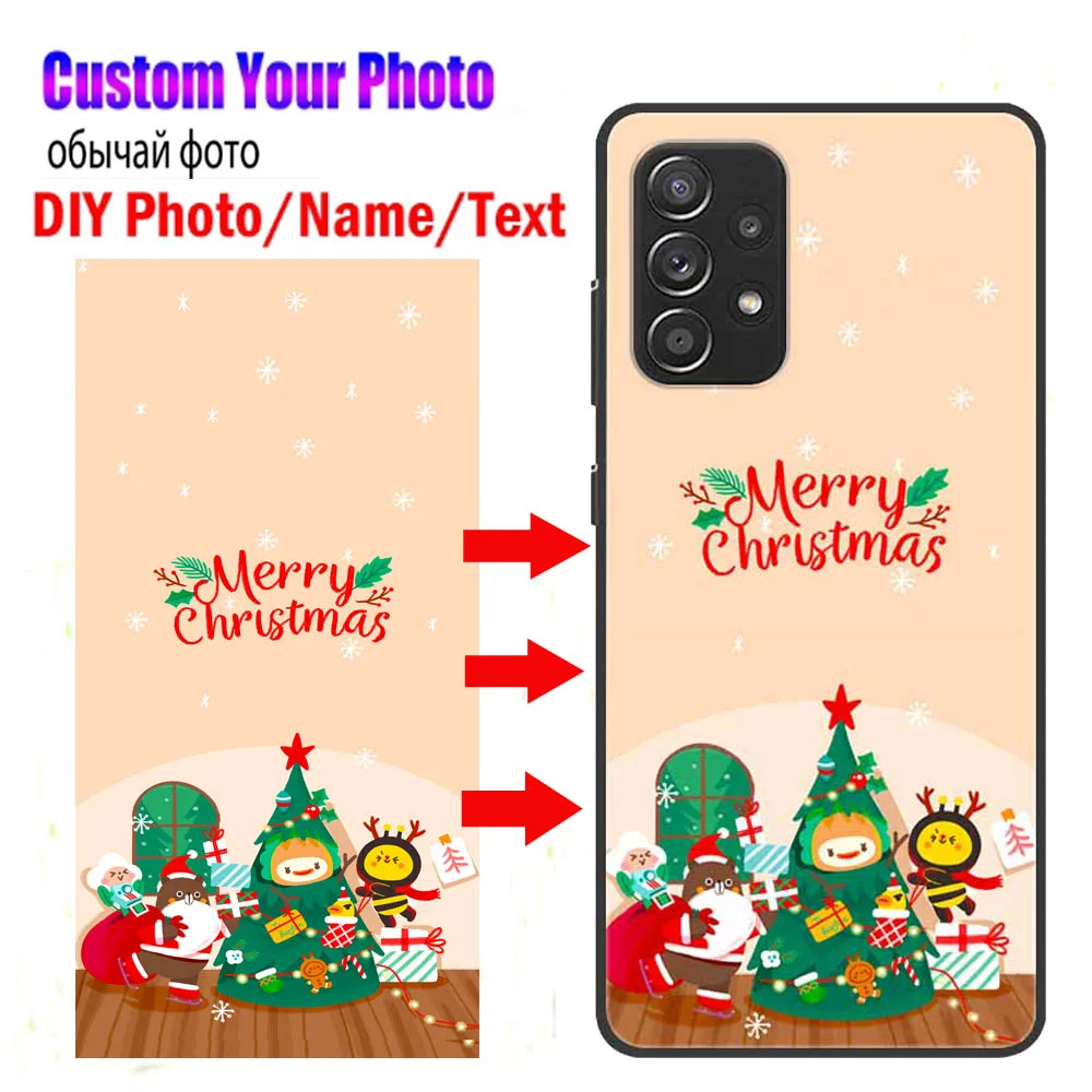 Индивидуальные чехлы с фотографиями для Samsung Galaxy A52 A72 A32 A53 A33 A73