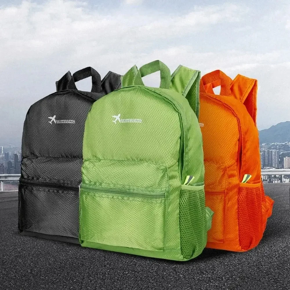 

Модный складной рюкзак, вместительная школьная сумка для студентов, простые водонепроницаемые сумки через плечо, рюкзаки для ноутбука