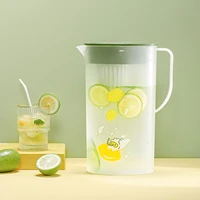 2l water pitcher heat resistant hot cold water kettle jug lemonade juice jar drinking water kettle container water dispenser