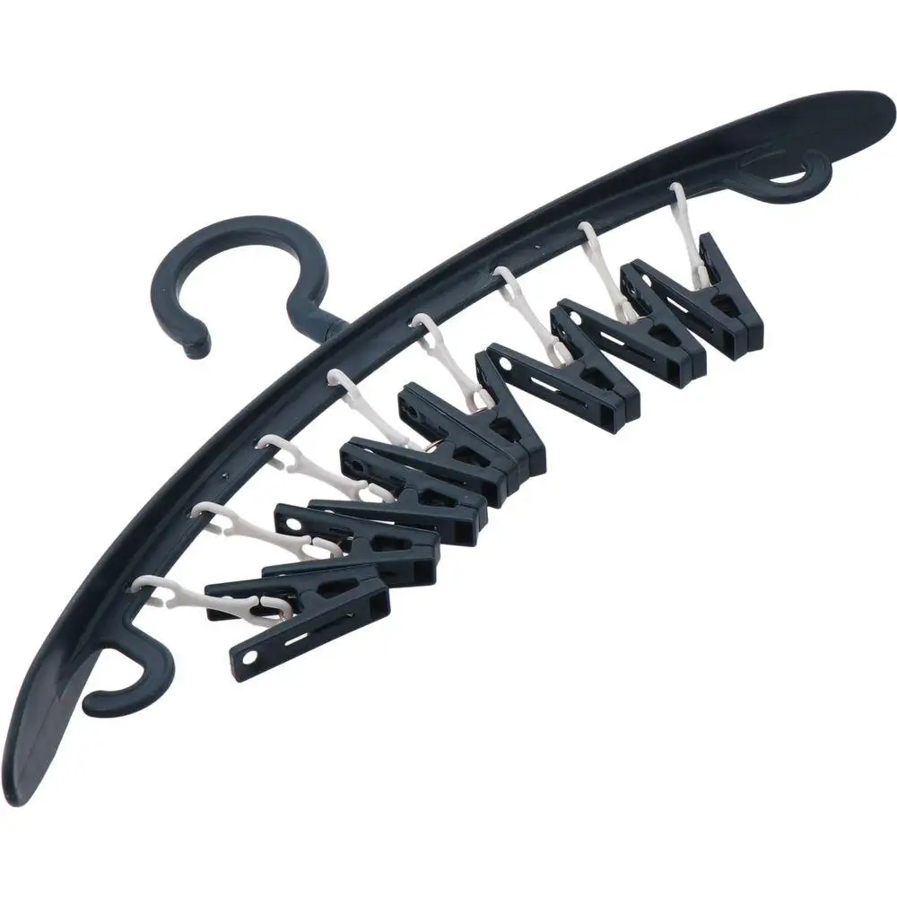 С 8 зажимами многоголовочная стойка для носков пластиковая прочная Зажимная