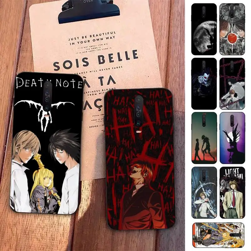 

Death Note Phone Case for Redmi 5 6 7 8 9 A 5plus K20 4X S2 GO 6 K30 pro