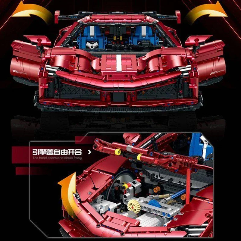 В наличии новинка 1:8 10623 3982 шт. MOC высокотехнологичная суперспортивная модель