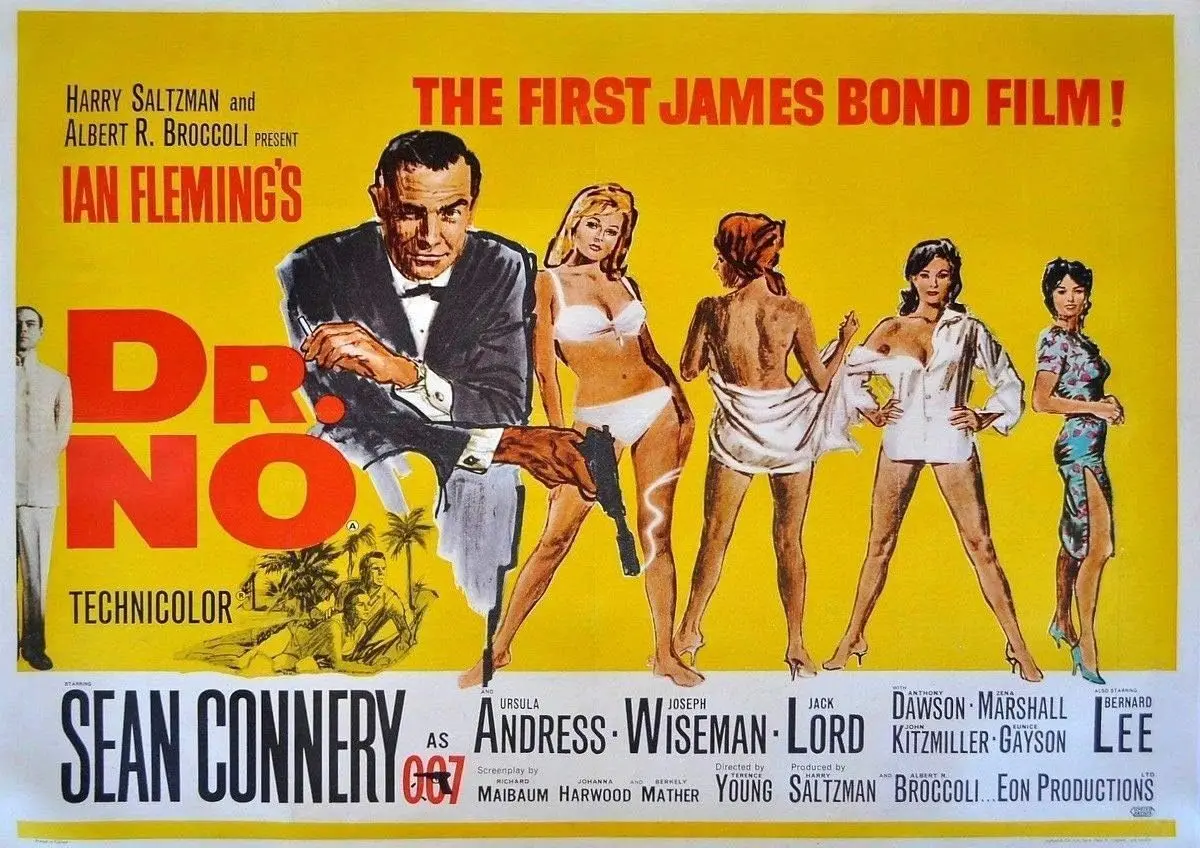 Bond Dr No Sean Connery Металлические настенные художественные жестяные знаки
