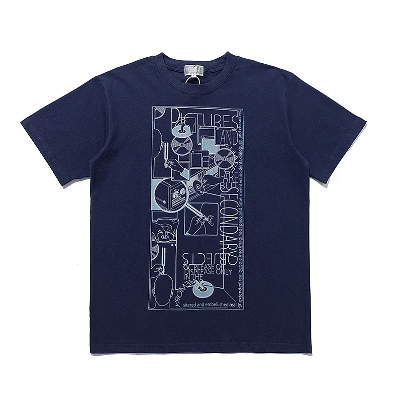 CAVEMPT Новое поступление футболка с мультяшным принтом и буквенным логотипом Cav Empt