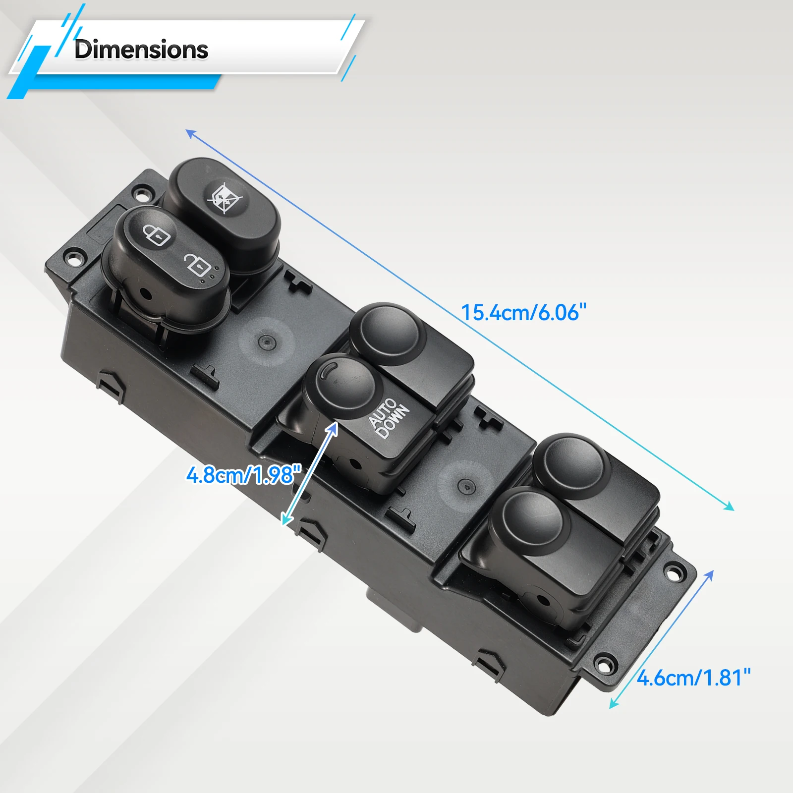 93570-1R111 935701 R111 главный переключатель стеклоподъемника кнопка управления