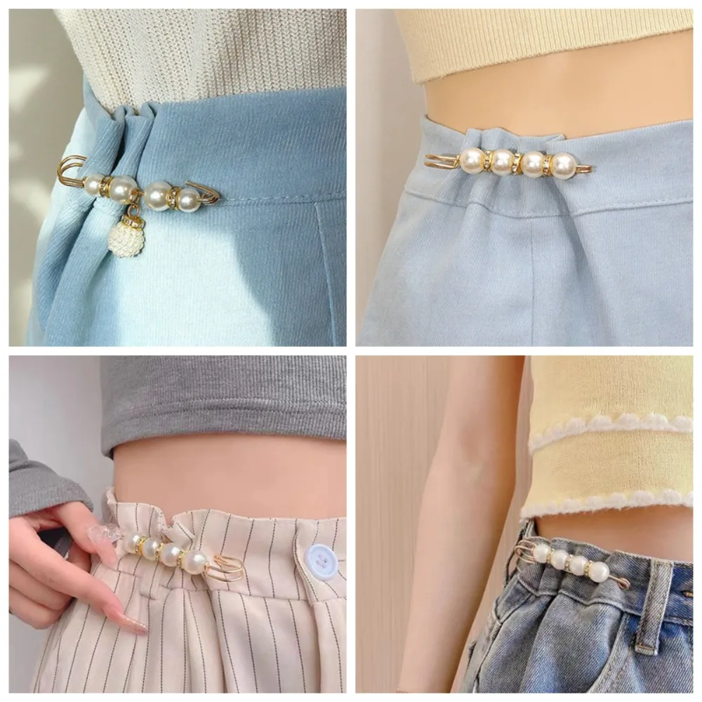

8Pcs Diy Tightening Waist Pin Accessories Badge Buckle Tightening Waistband Brooch Set Lapel Pin Clothing Lapel Pin
