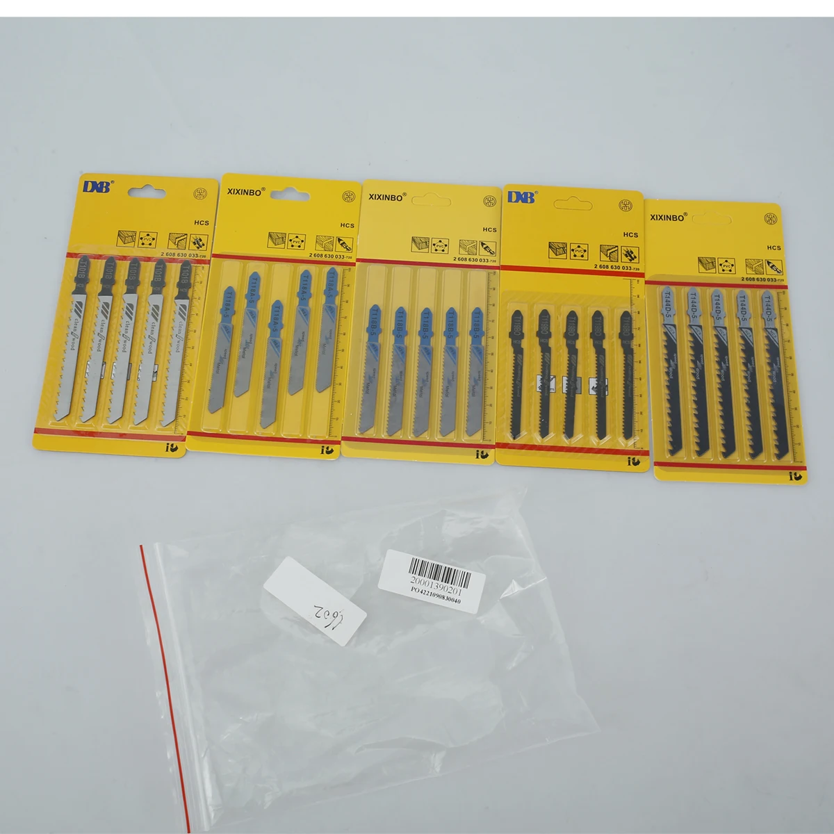 

25pcs Universal Jig Saw Blade Set High Carbon Steel Assorted Blades T-shank Fast Cut Down Jig Saw Blade Professional Jig Saw