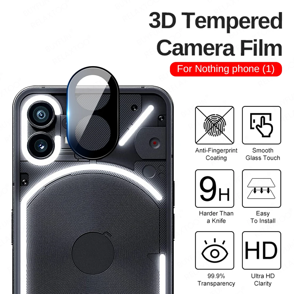 

3D закаленное стекло для объектива Защитная пленка для Note Phone (1) полное покрытие защитное стекло для камеры против царапин