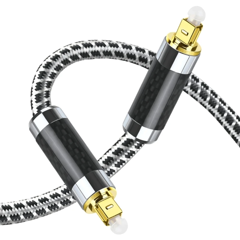 Coaxial SPDIF Cable 7.1 Soundbar Digital Optical  Cable Fiber Cable for Television Projector Amplifiers Player Cord