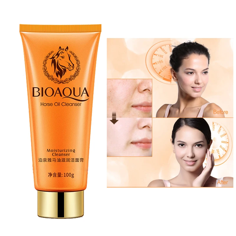 

BIOAQUA Face Wash Facial Cleanser Acne Treatment Hydrating Deep Cleaning Moisturizing Face Cleaner for Men and Women Skin Care