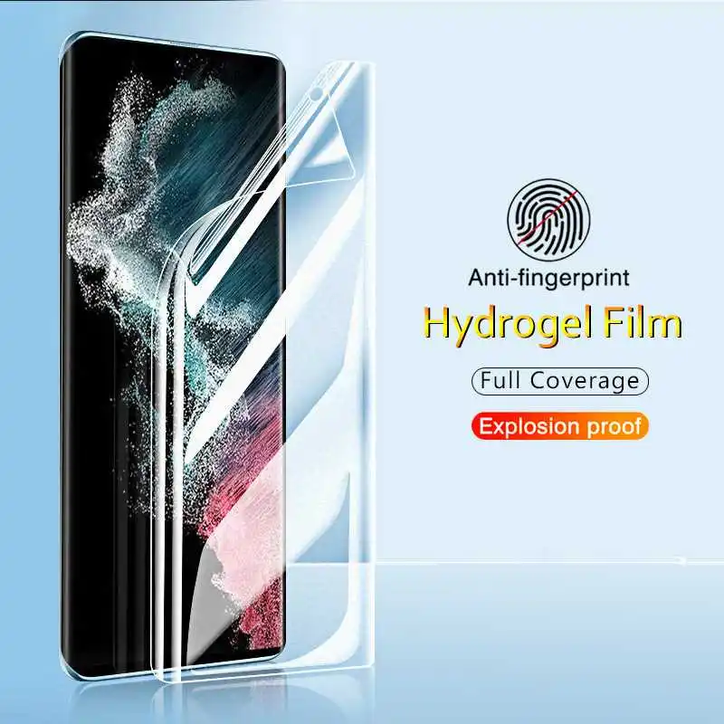 

4Pcs Hydrogel Film For Asus ROG Phone 5 ZS673KS 3 ZS661KS II Phone2 ZS660KL Screen Protector Front HD Film