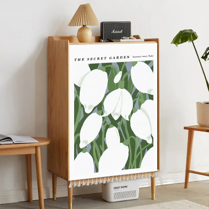 

Короткие шторы из полиэстера и хлопка для шкафа