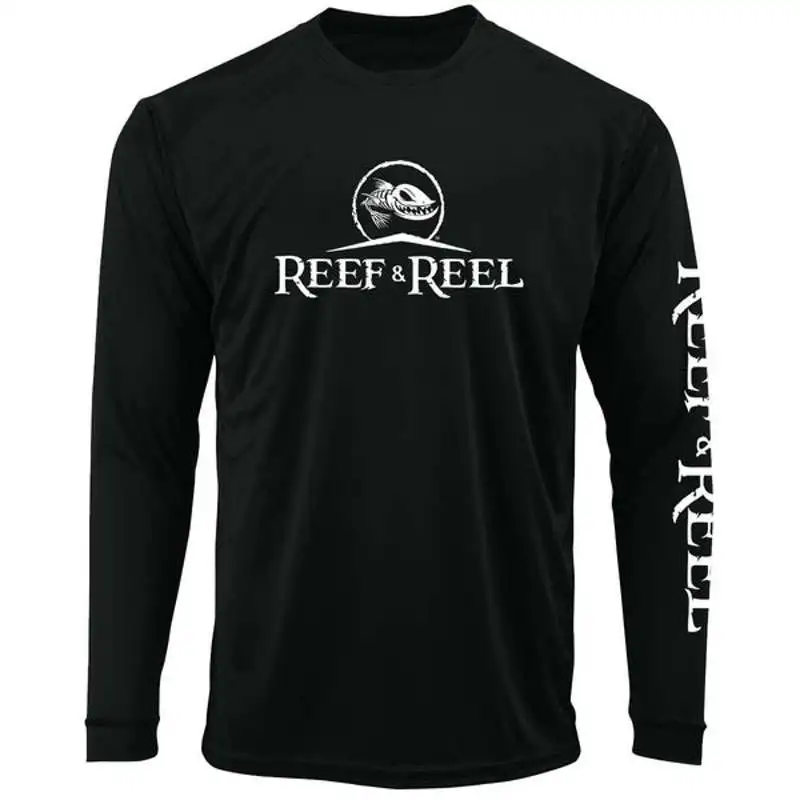 

REEF & REEL-Long Sleeve Breathable Fishing Shirt for Men, UV Protection Sweatshirt, Outdoor Sport Clothes, Performance, UPF50