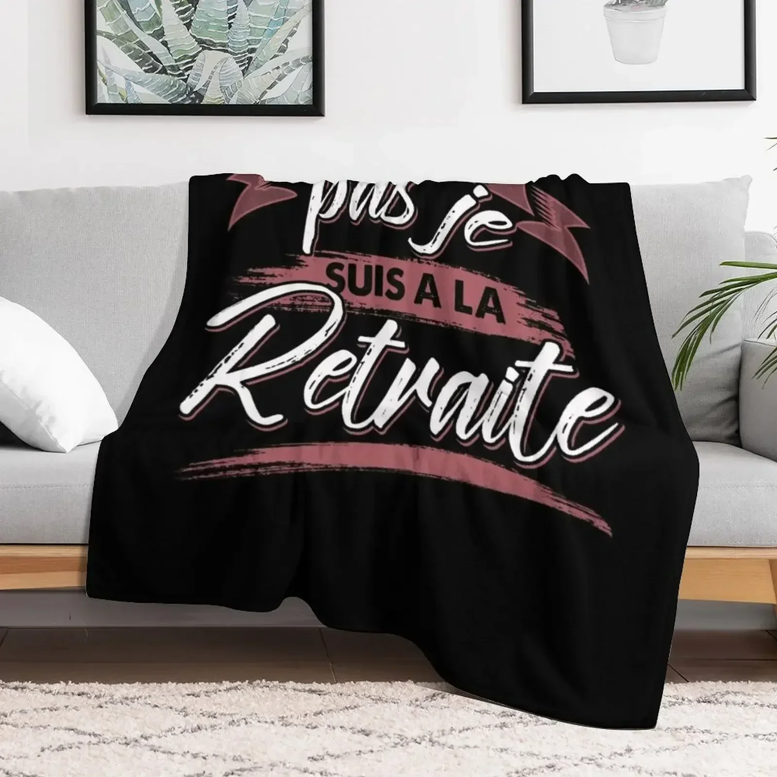 Одеяло Maillot J'Peux Pas Je Suis A La Retraite с юмором забавный подарок движущиеся одеяла