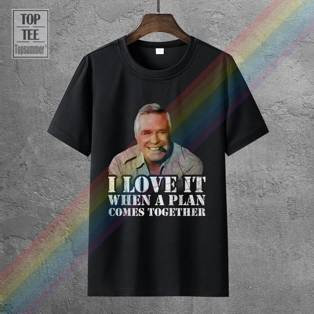 

2018 модная короткая футболка Ганнибал A Bus Van Car Cigar Team B.A. Сумасшедший Джон Смит Эми Мердок