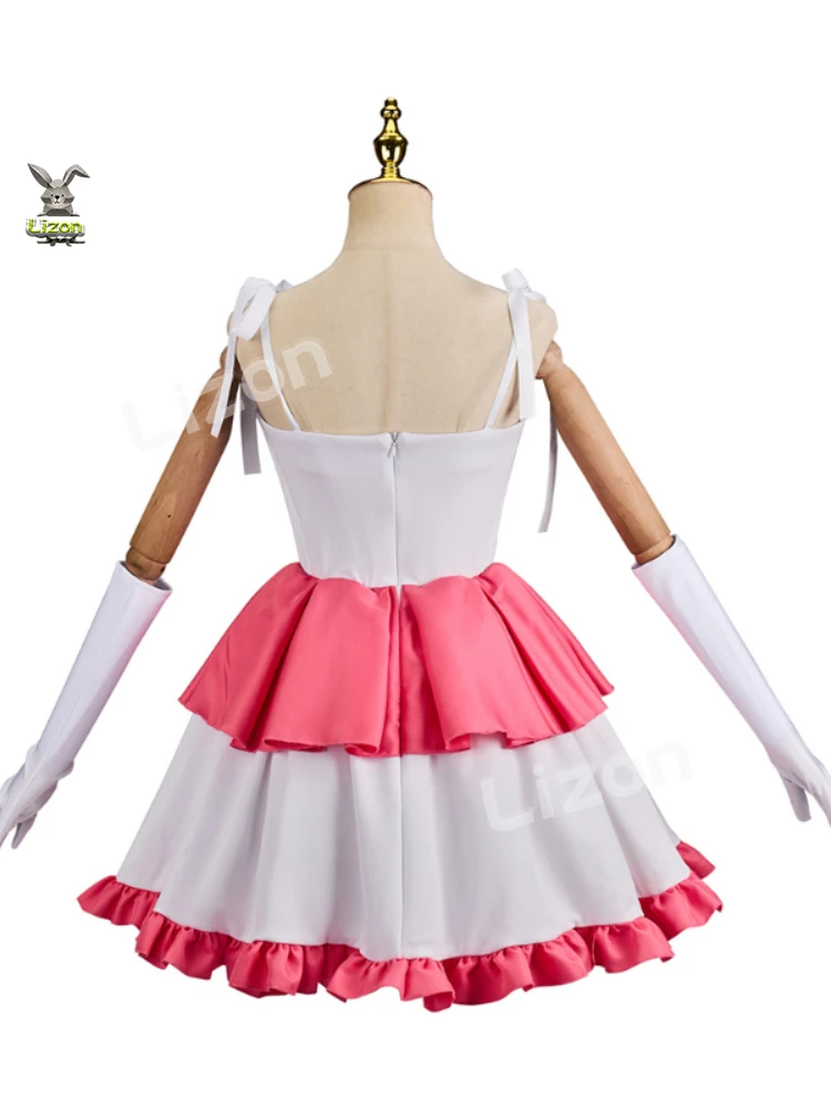 Мима костюм на Хэллоуин для взрослых женщин идеальное синее розовое платье