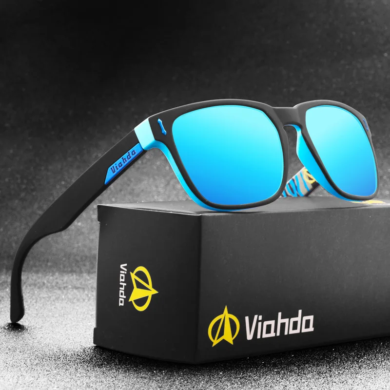 

VIAHDA luxurry brand designer square polarized sunglasses women men 2023 high quality mirror aesthetic driving glasses uv400