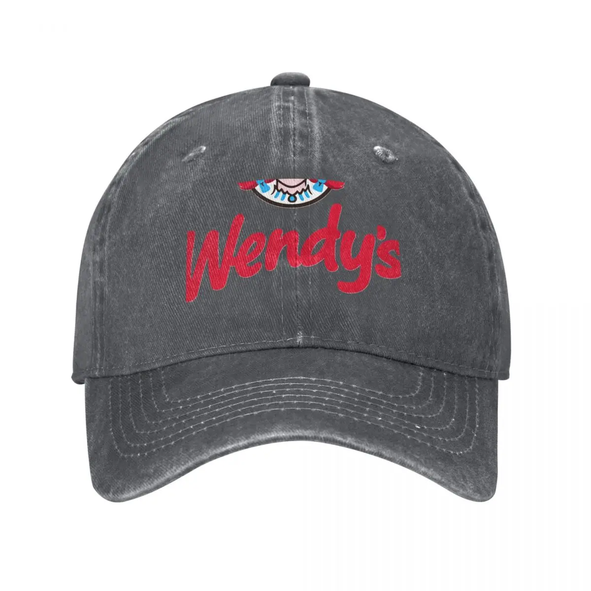 Фото Футболка с логотипом Wendy’s, классическая бейсболка, кепка-тракер, уникальные головные уборы, шлем для регби, элегантные женские шляпы, мужские шляпы. №1