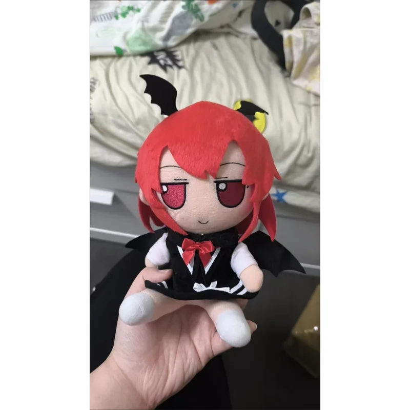 Фото Мягкая плюшевая игрушка Коакума (20 см) из Touhou Project, красная, милая, для детей и фанатов, подарок на день рождения, праздники, Рождество, для декора комнаты №5