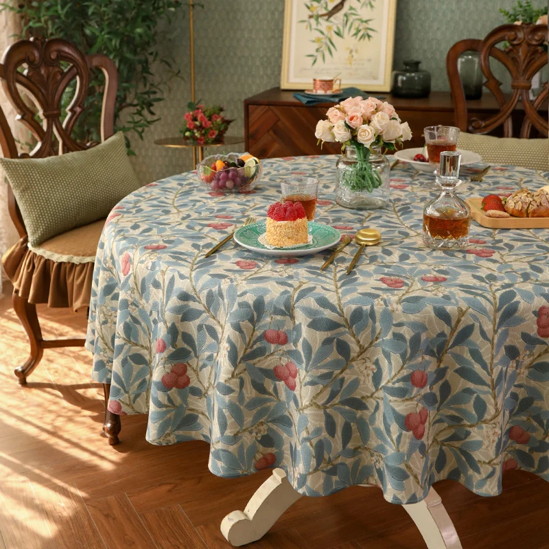 

New round table cloth square dining table cloth cover American style household