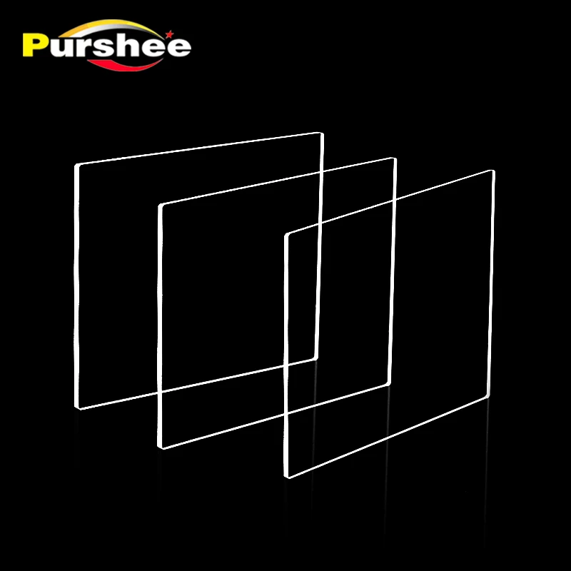 

Пластина из кварцевого стекла Purshee JGS-1 прозрачная УФ