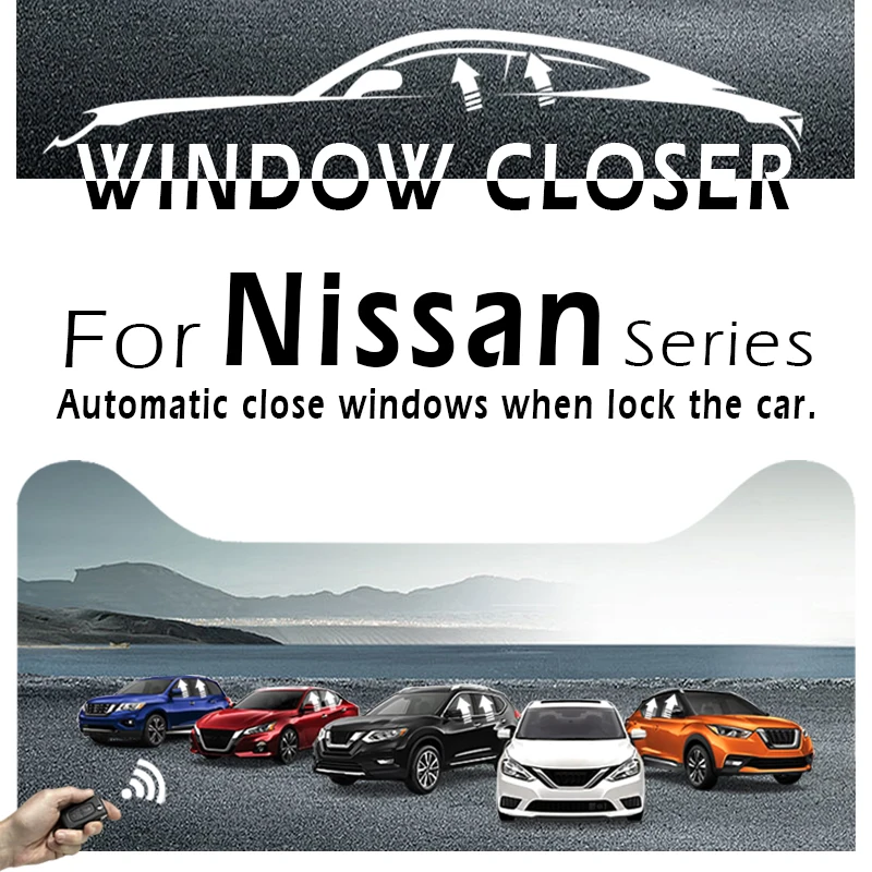 Фото Модуль закрытия автомобильных окон для Nissan Qashqai, X-Trail, Sentra, Versa, Murano, Juke, Kicks, Leaf, Pulsar, Altima, Navara, Sunny – Аксессуары №1