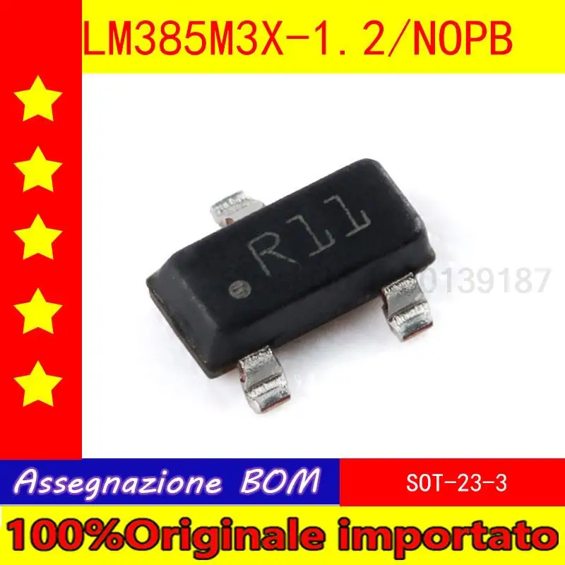 5 шт./лот оригинальный/LM385M3X-1,2/NOPB SOT - 23-3 микро энергопотребление 1,235 в чип опорного напряжения