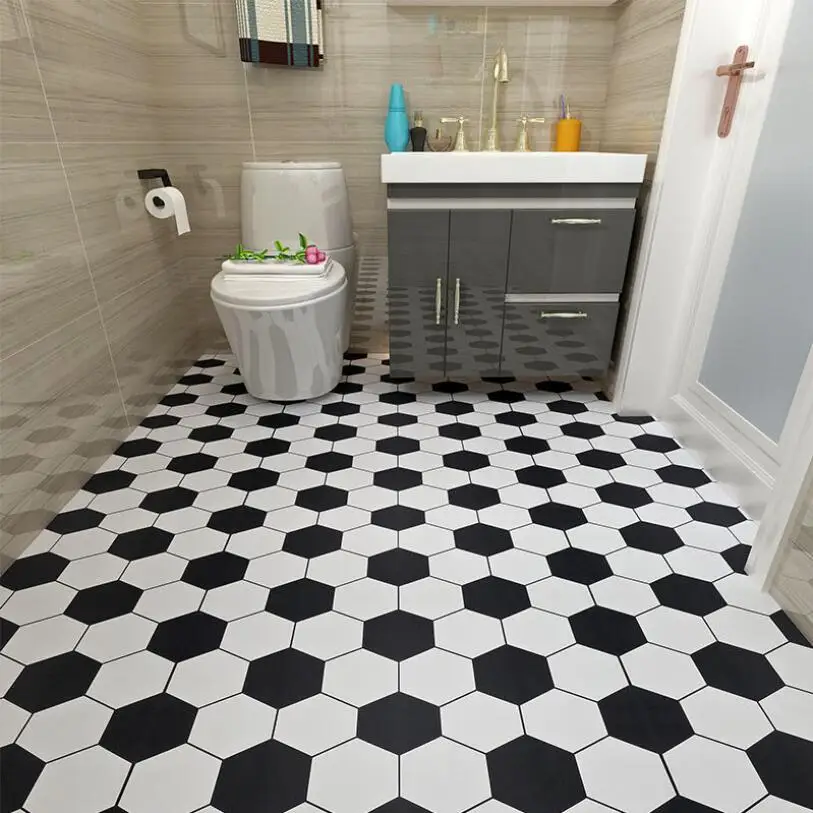 kitchen bathroom anti sewage non slip wear resistant cement surface directly spread thickened refurbished self adhesive stickers free global shipping