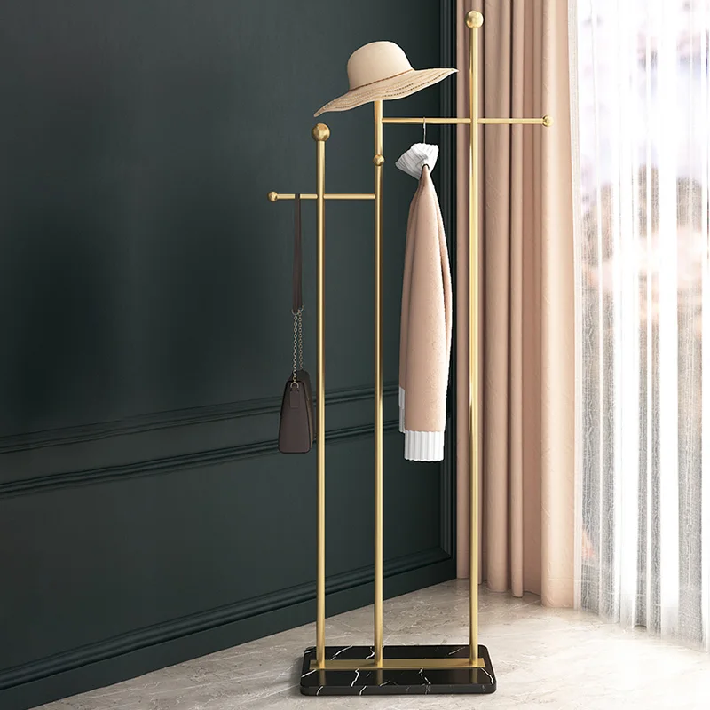 

Heavy Duty Pole Clothes Rack Store Indoor Place Saving Clothes Hanger Balcony Jacket Burro Ropa Perchero Modern Furniture Home