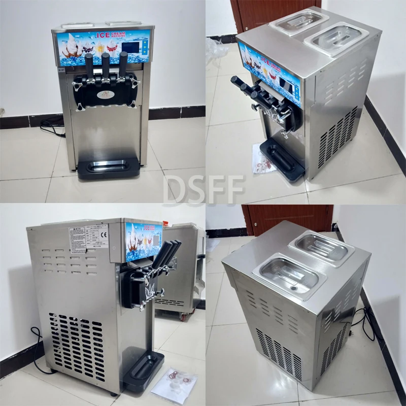 Полностью автоматическая машина для мягкого мороженого из нержавеющей стали с