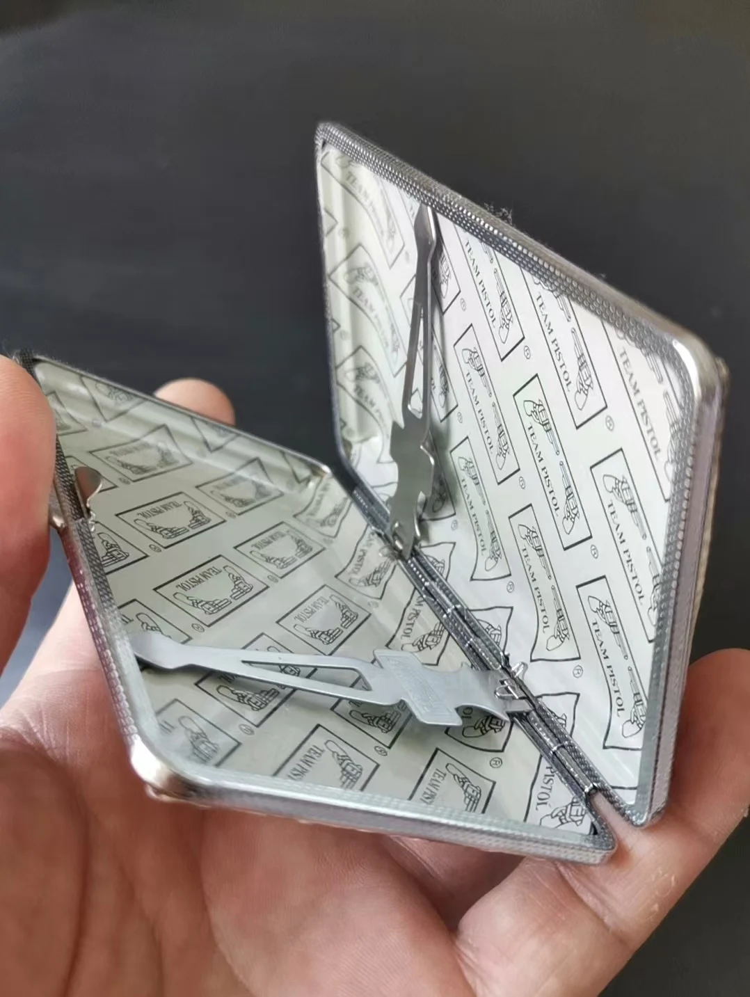 Новинка 2024 роскошный портсигар из натуральной кожи питона тонкий держатель для