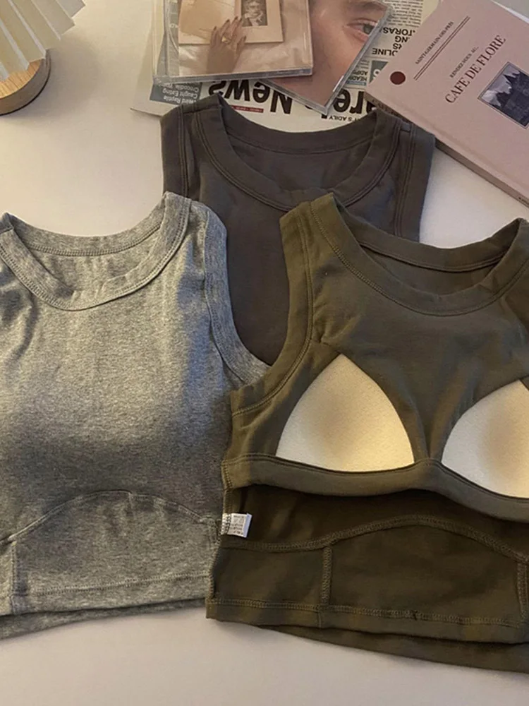 Женская блузка-двойка с короткой подкладкой из пенопласта стильный однотонный