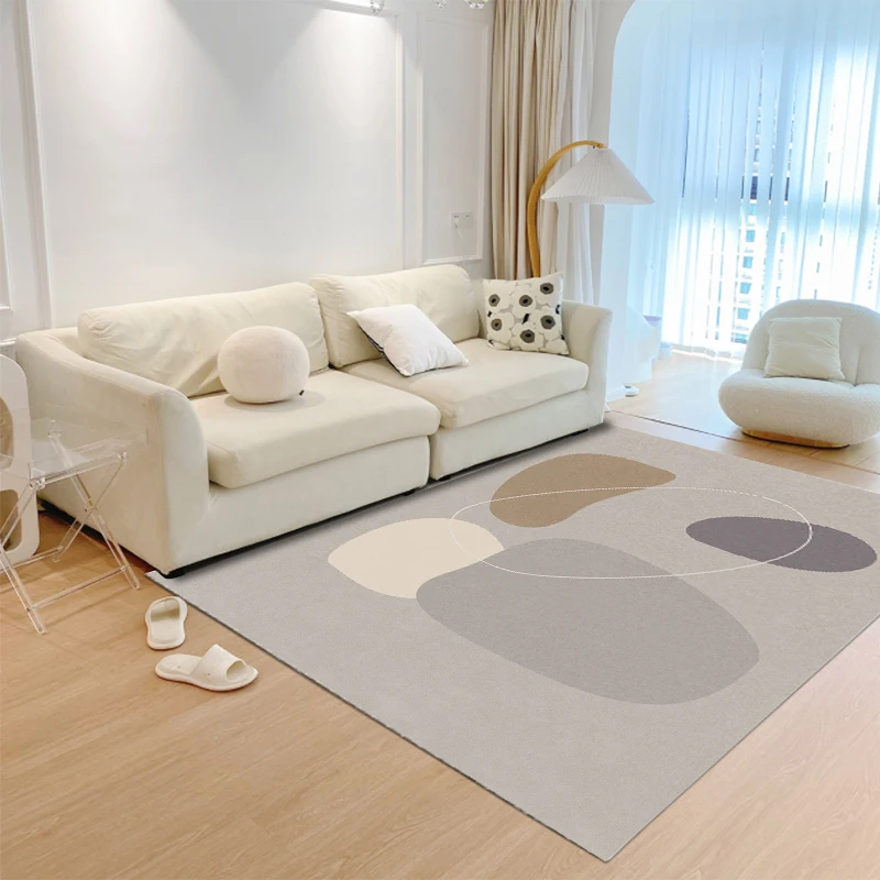 

Modern Light Luxury Simple Fashion Living Room Carpet High Quality Bedroom Large Area Decorative Rug Non-slip Washable Floor Mat