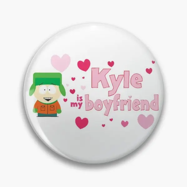 

Кайл-мой парень, мягкая булавка на пуговицах, одежда, яркий воротник, модные ювелирные изделия, булавка на лацкан, шапочка с мультяшным рисунком, металлическая