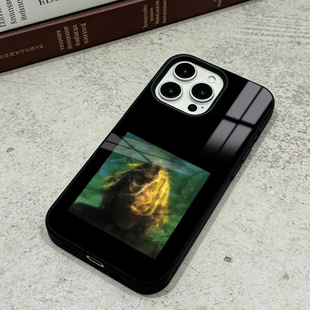 Фото Чехол для телефона Tys S-Segall для iPhone 17 16 15 14 13 12 11 Pro Max Air Plus Mini, стеклянный чехол №2