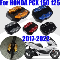 motorcycle kickstand foot side stand enlarge extension pad support plate for honda pcx150 pcx125 pcx 150 125 17 22 accessories