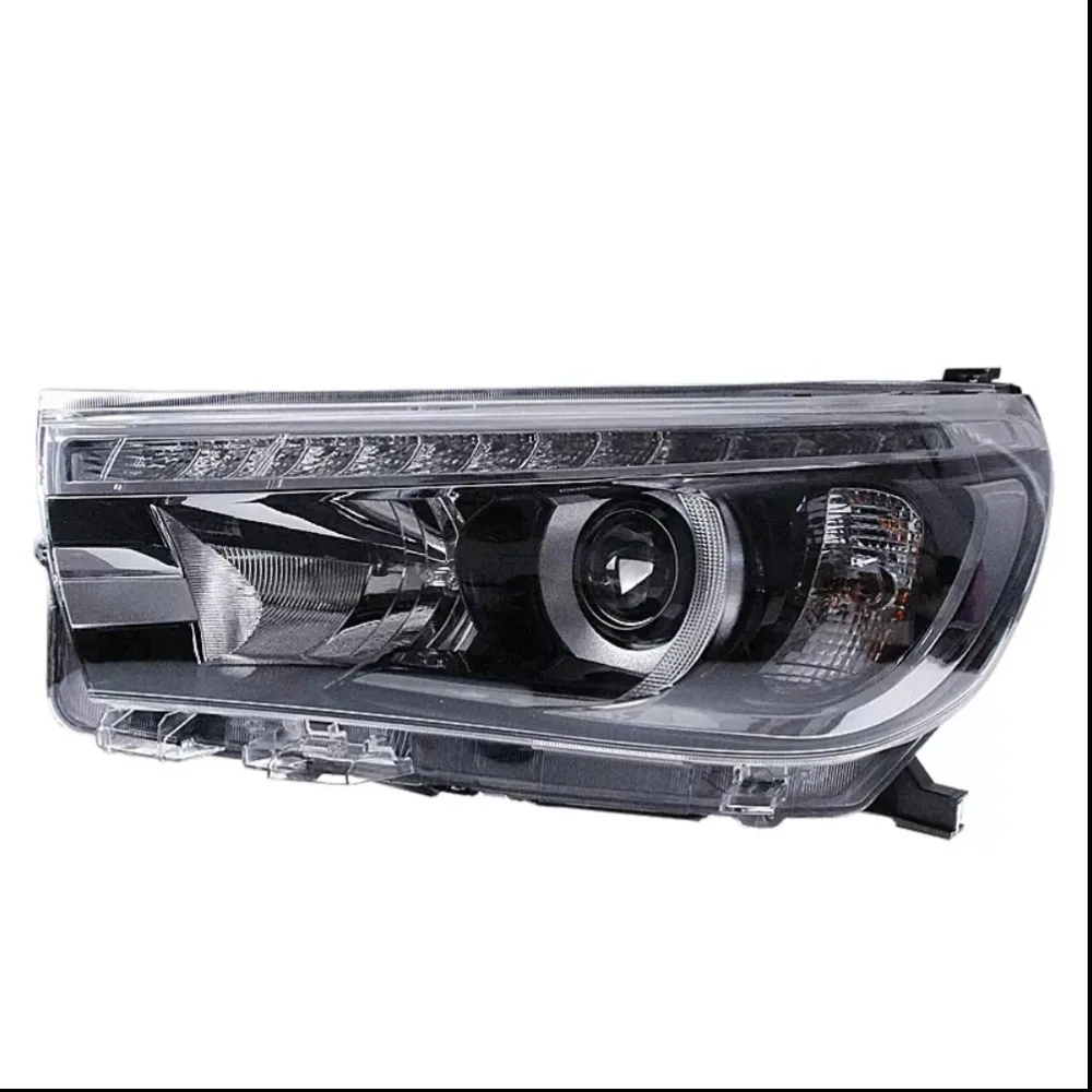 

Pair of Car Headlight assembly For TOYOTA HILUX REVO VIGO xenon led DRL daytime running light turn signal head lamp