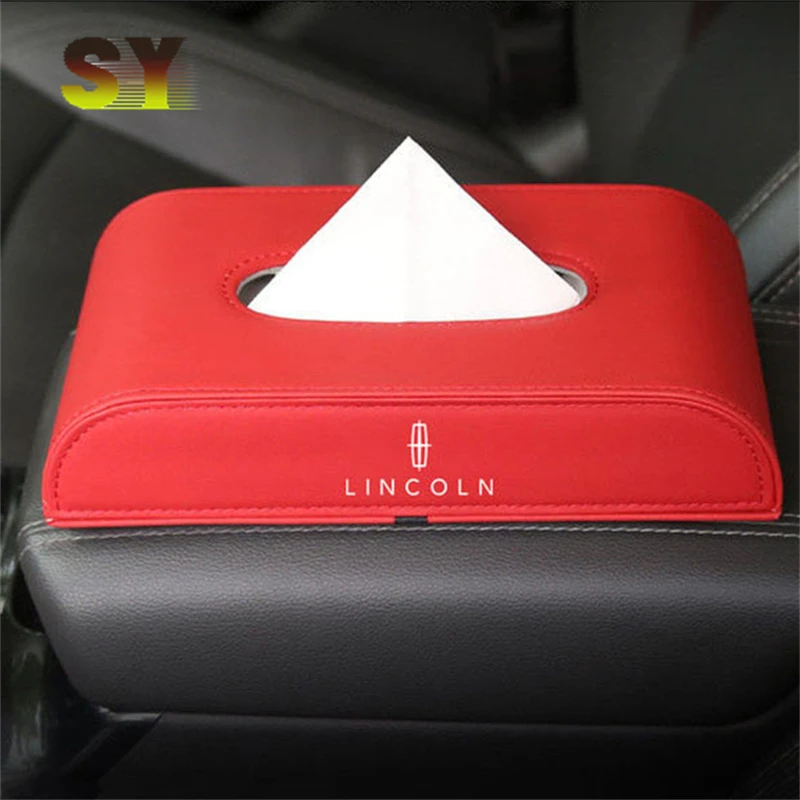 

Car leather tissue box For Lincoln Aviator Navigator MKZ Voyager MKX/Continental MKC