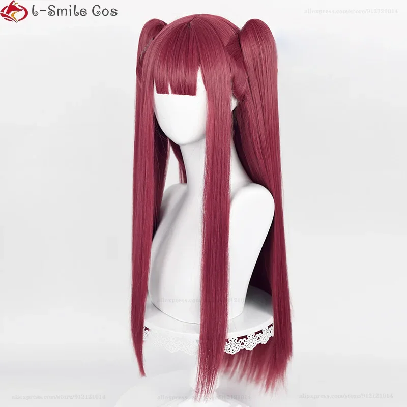 Парик для косплея Марин Китагава из аниме косплей розово-красный дьявол женские