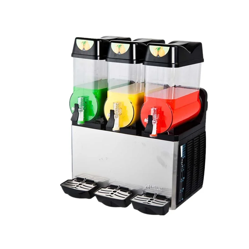 XRJ-12Lx3 3 резервуара, машина для сланца, аппарат для приготовления маргариты, оптовая продажа