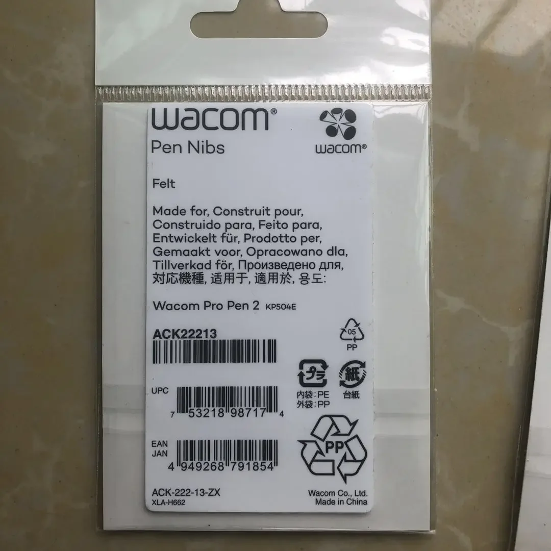 Твердый фетровый наконечник для ручки Wacom красного цвета оригинал
