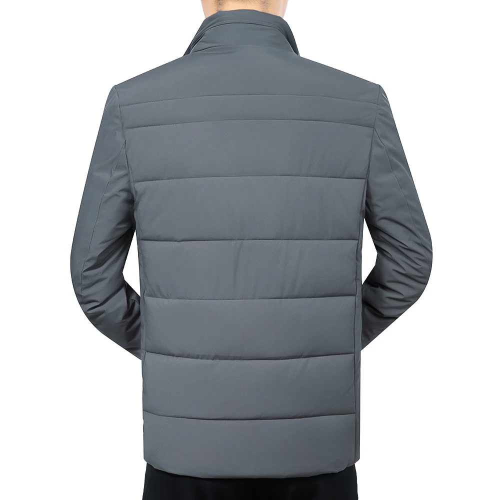 2023 Men Winter Parka mid-Length 3 colors Windproof Warm Jacket Outwear Coat Plus Size 4XL
