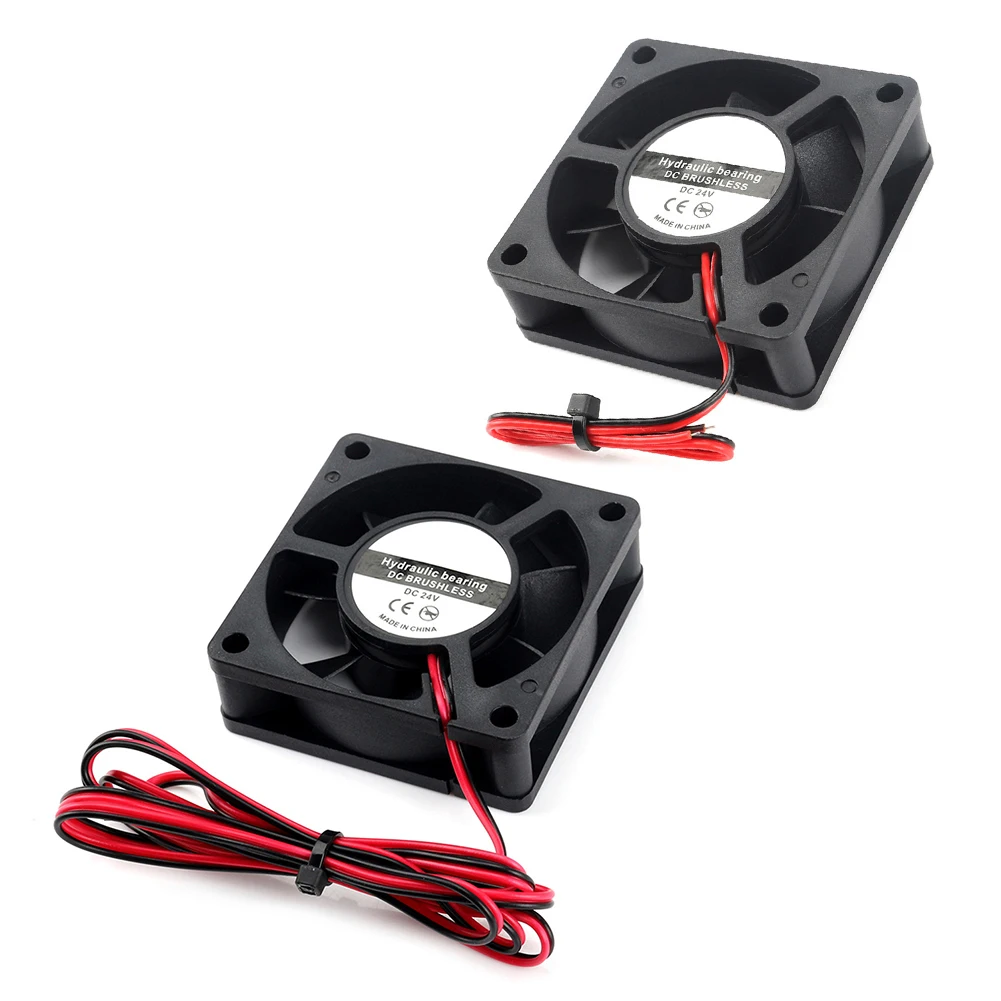 

3D Printer Hydraulic Bearing Cooling Radiator 24V Blower Cooling Fan for Voron 2.4 Radiator Cooler with Cable
