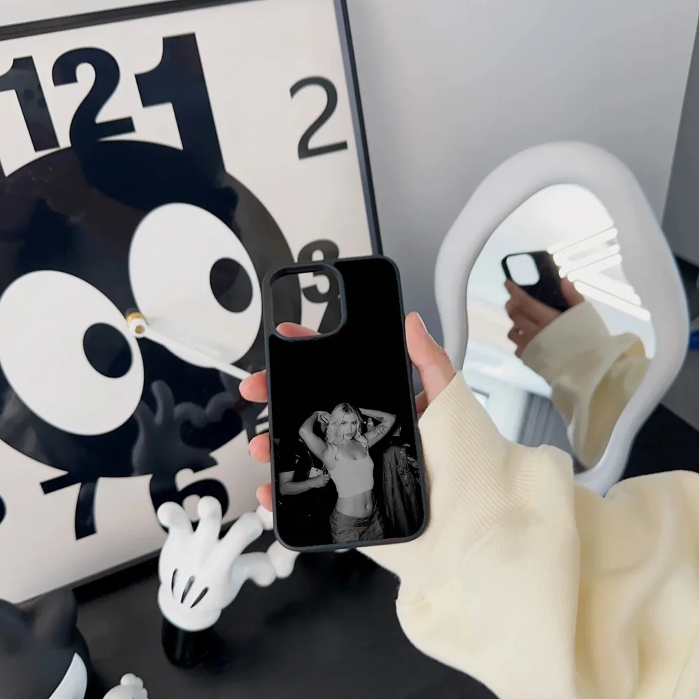 Чехол для телефона Luisa Sonza Singer IPhone 11 12 13 14 15 16 Plus Pro Max зеркальный акриловый чехол из