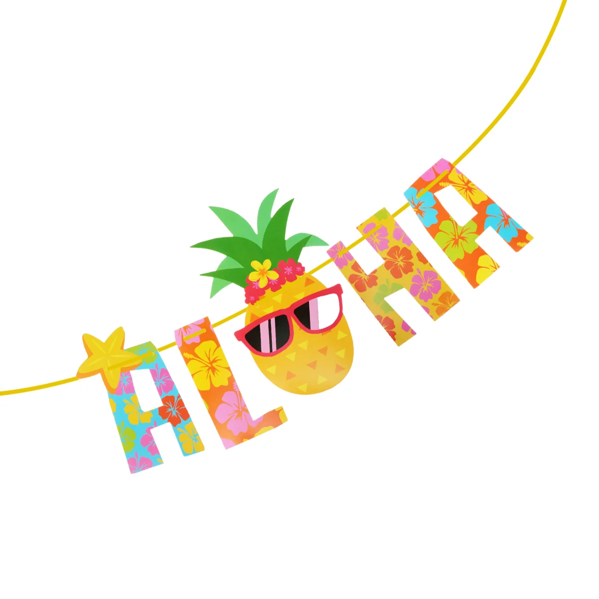 

22 Meters Luau Party Banner Aloha Hawaii Theme Party Decoration Supplies Photography Props