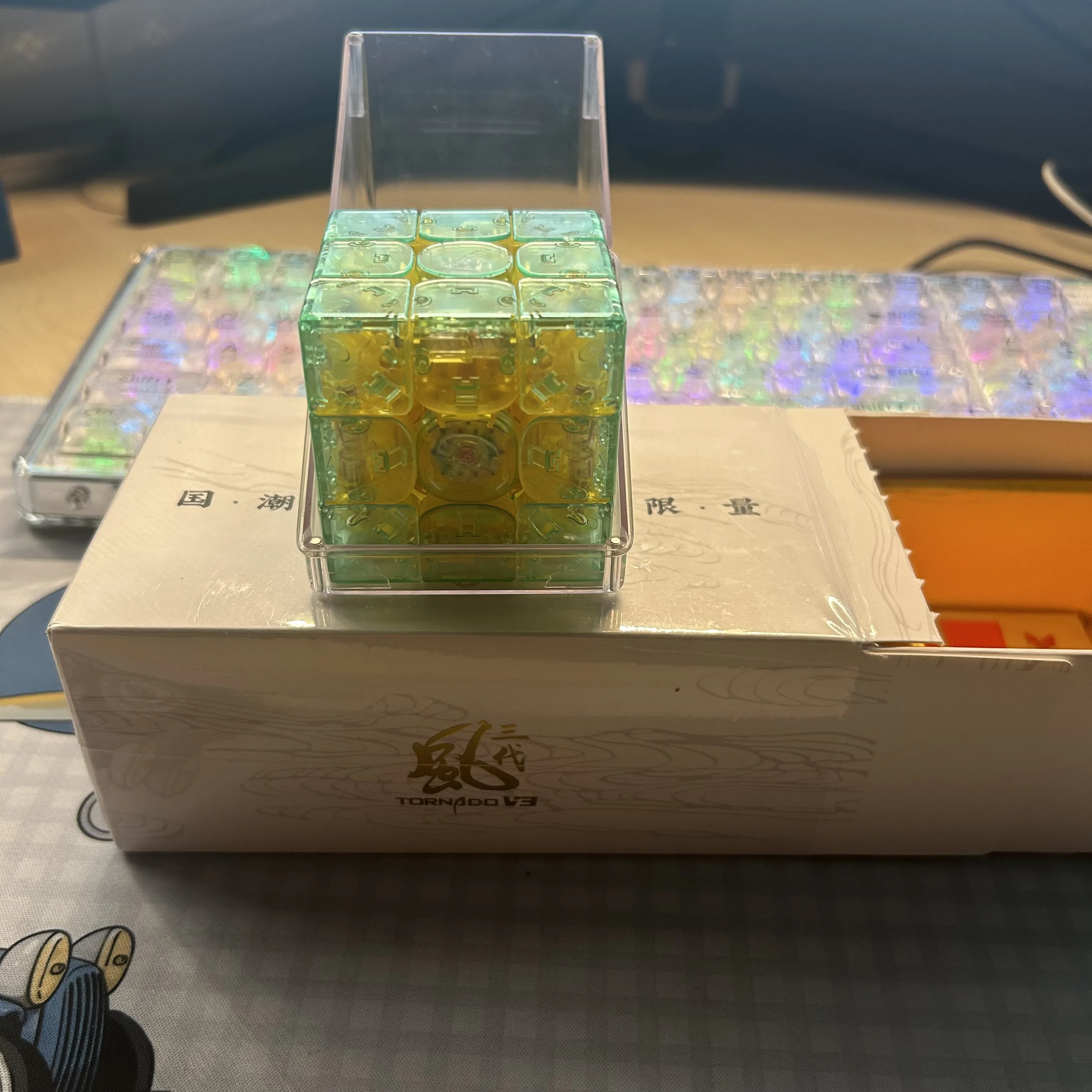 Магнитный Изумрудный кубик 3x3