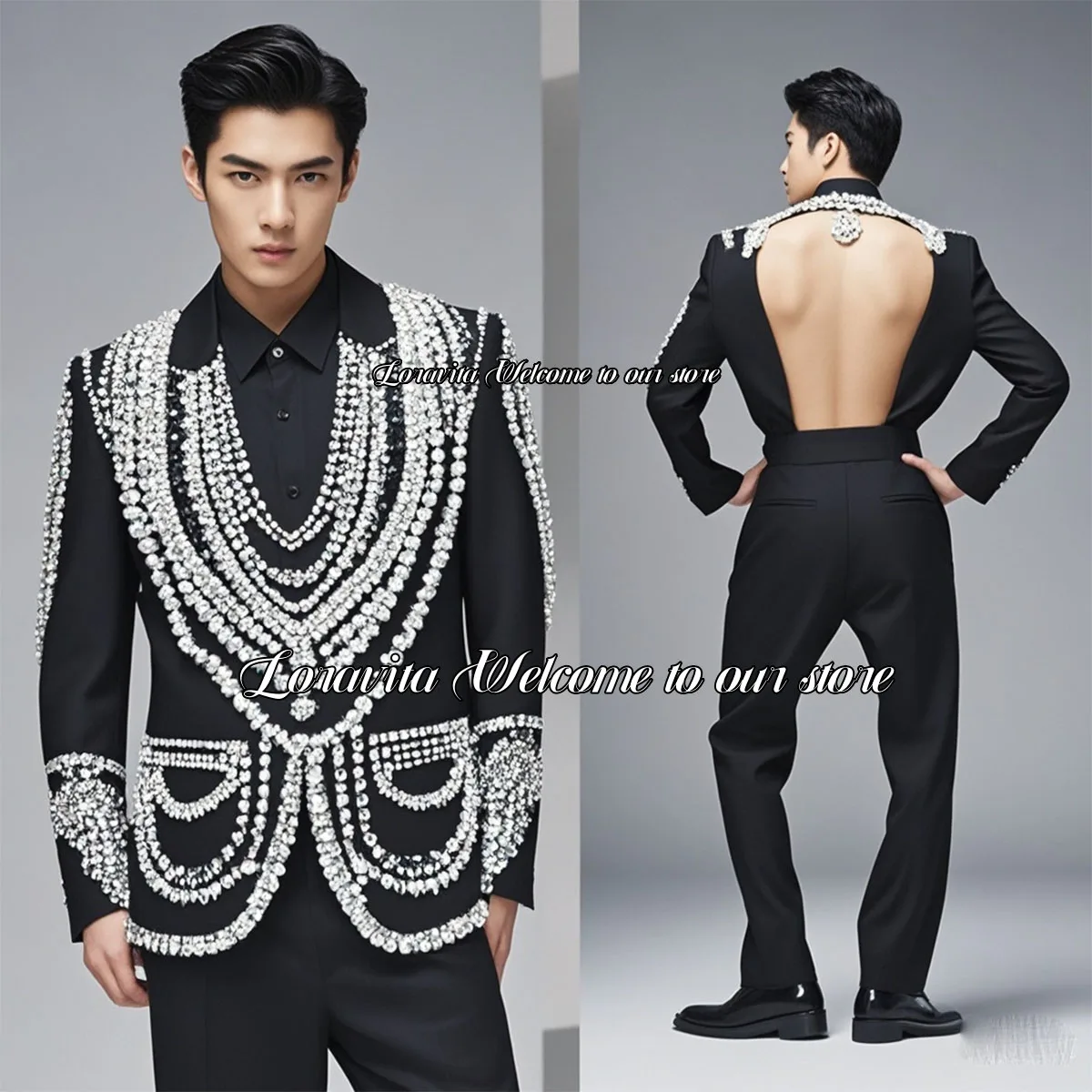 Стильные полые Свадебные Роскошные блестящие ювелирные изделия для жениха